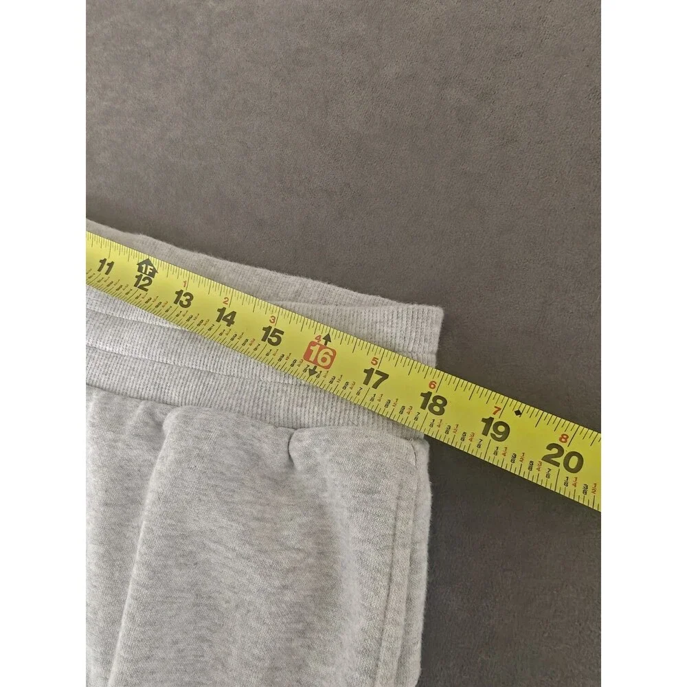 Puma Men's Gray Fleece Jogger Sweatpants Logo Pocket XL